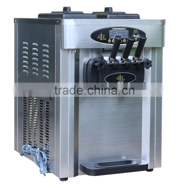 Full Stainless Steel Table Top Commercial Soft Ice Cream Machine photo-3