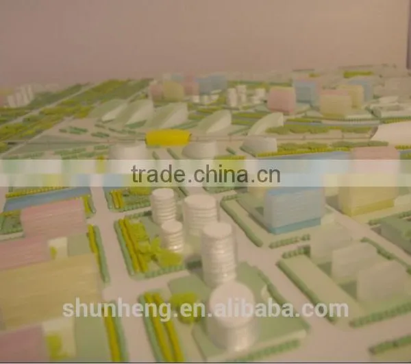 Scale 1/1000 City Programming Project Architectural Model Design photo-2
