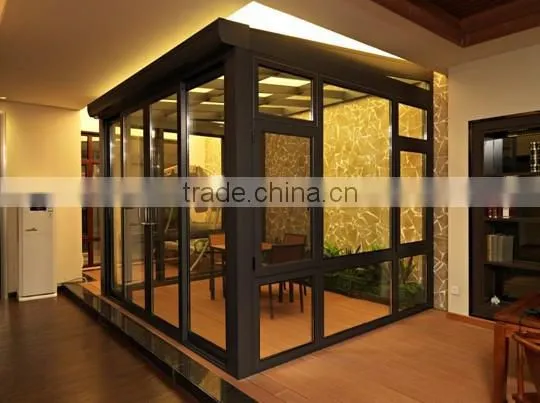 2016 Modern Design Aluminum Glass Sun Room Price With Thermal Break photo-5