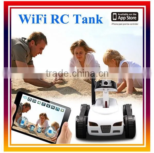Mini I-Spy 4CH RC Tank WiFi FTV Car Android/IOS Controled WiFi Camera Remote Control Tank