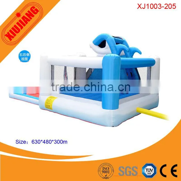 Kids Outdoor Commercial Play Castle Water Park Inflatable Pool Rental photo-2