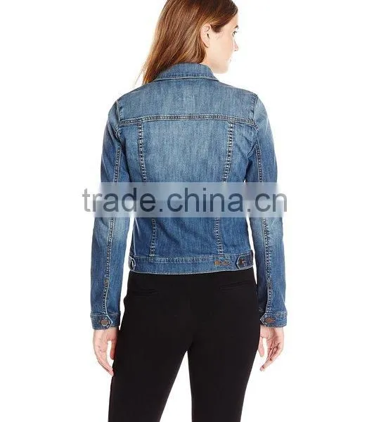 USA Top Design Women's Amelia Denim Jacket In Fervent photo-2