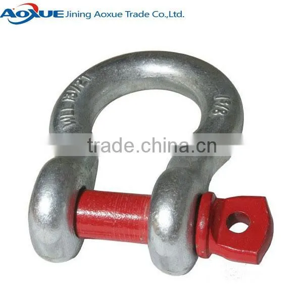 Galvanized Safe Screw Pin Bow Shackle, Crane Rigging Shackle photo-3