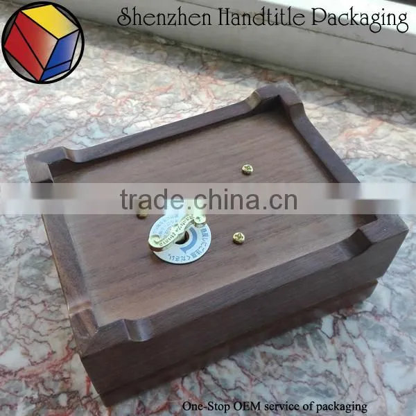 Square Shape Wood Material Music Box photo-3