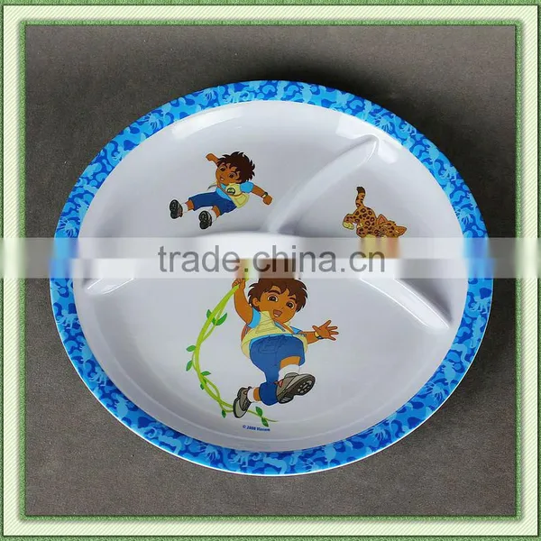 Kids Melamine Division Plate photo-2