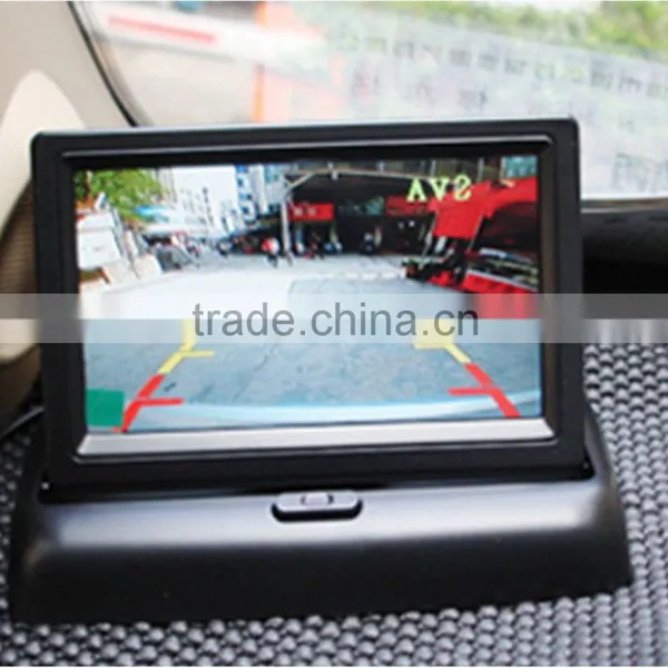Table Style 4.3 Inch Car Rearview Car Foldable Monitor photo-5