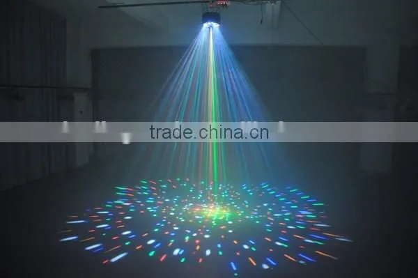3 IN 1 Rgb Led + White Strobe+ 8 Patterns Mini Laser Party Light photo-2
