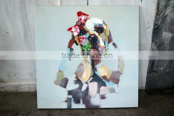 Hand Painted Art Abstract Canvas Oil Painting photo-2