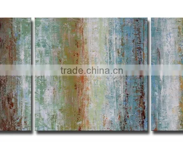 Wholesale Modern Framed Colorful Abastract Oil Painting photo-4