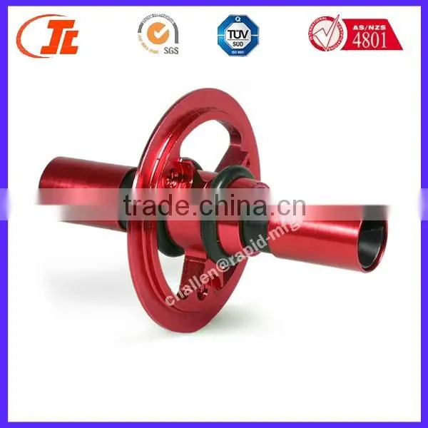 Anodized Black 7075-T6 Aluminum Alloy Parts Cnc Lathe Metal Machining photo-4