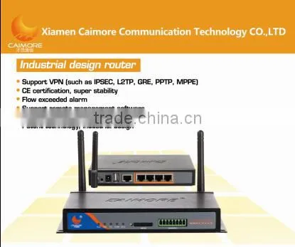 TD-SCDMA Wireless WiFi Industrial VPN Router With Antenna photo-2