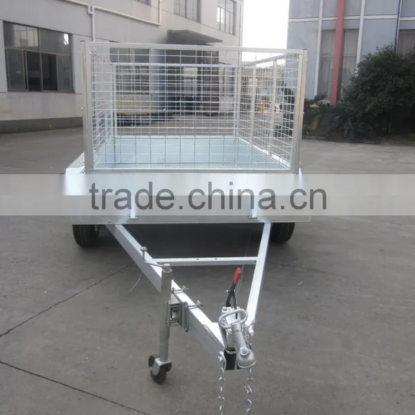 8x4 Chequer Plate Fully Welded Box Trailers Tipping Trailer photo-3