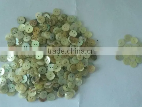 Natural Chinese 2 Holes Agoya Shell Buttons photo-2