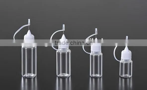 Hot Plastic Bottle Empty E-liquid Bottle Needle Dripper for Ego Electronic Cigarette E-cig e Liquid Plastic Bottle