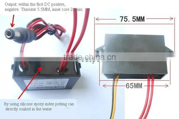 AC-DC 24V Turn 12V5A Monitor Power AC24V Turn DC12V3A 4A 5A Buck Power Converter photo-3
