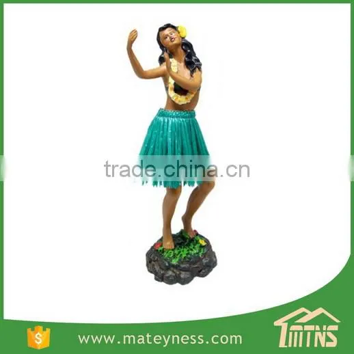 Posing Mini Doll Hula Girl Dashboard photo-2