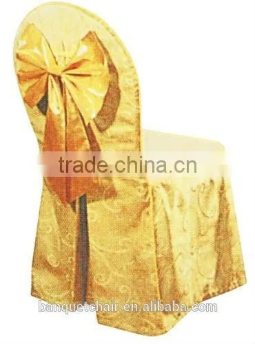 Cheap Price Jacquard Banquet Chair Cover for Wedding photo-2