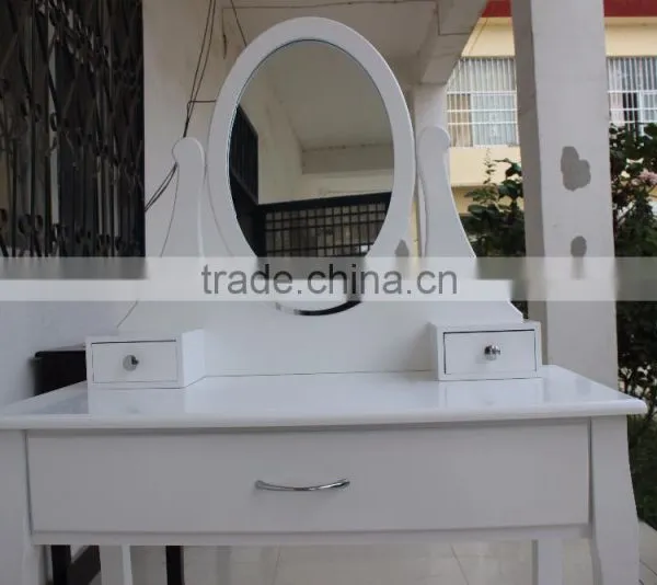 Dressing Table With Mirror and Stool photo-3
