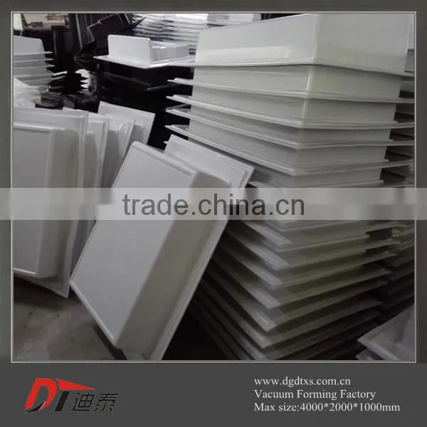 Custom Plastic Large Thick Thermoformed White Abs Material Outer Shell photo-4