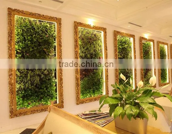 2015 Popular Artificial Green Wall Artificial Plant Wall Artificial Vertical Grass Wall photo-6