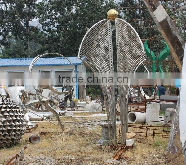 Pure Hand Forged 201 or 304 Stainless Steel Sculpture photo-2