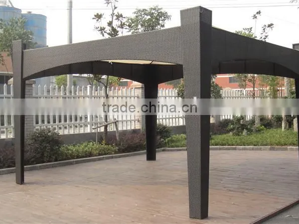 New Design Outdoor Garden Rattan Pavilion Gazebo photo-4
