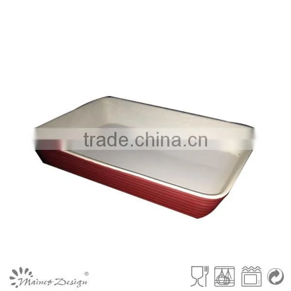 Cheap Ceramic Professional Bakeware,High Quality Square Stoneware Bakeware photo-5
