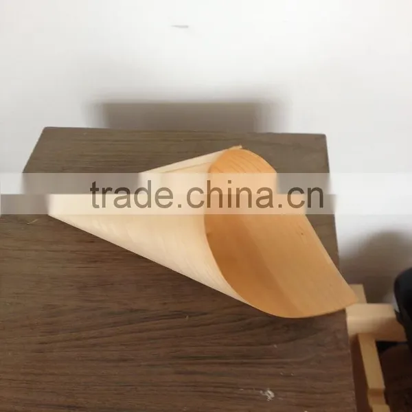 China Supplier High Quality Birch Veneer Ice Cream Cup photo-2