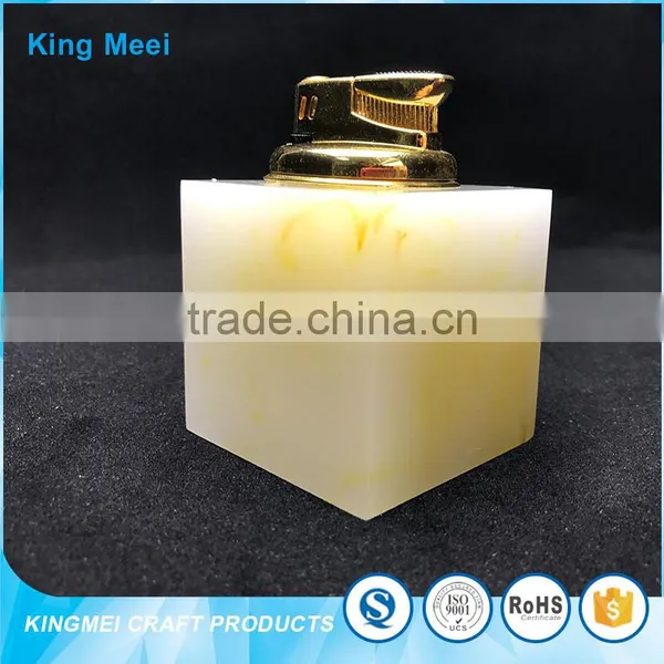Small White Acrylic Cube Box Perfume Organizer photo-3