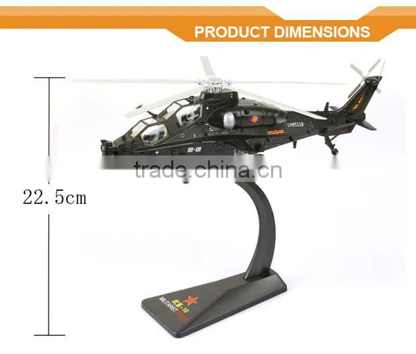 New Design Hot Fashion 1:48 WZ-10th ARM Helicopter Diecast Model Plane Mini Metal Plane for Sale photo-5