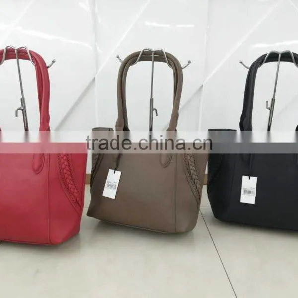 Custom Vintage Crazy Ladies PU Leather Handbag Tote Bag Wholesale Have Stock photo-4