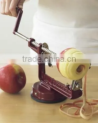 Manual Stainless Steel Fruit Peeler With Sucker