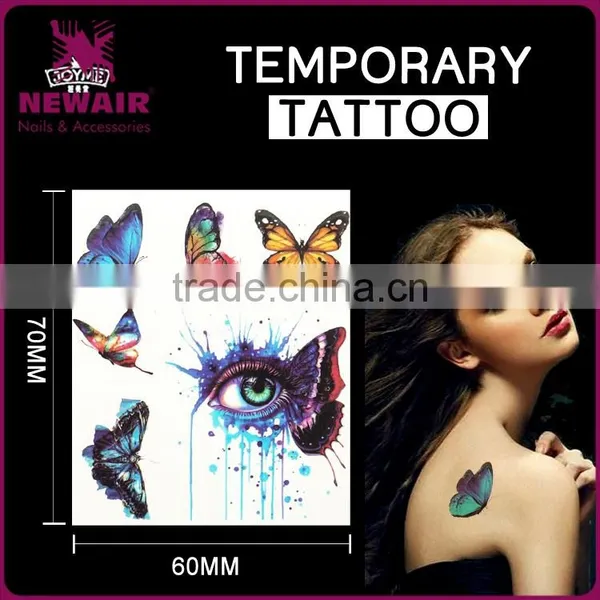 New Design Flash Tattoo Removable Waterproof Black Temporary Tattoo Stickers Temporary Body Art Tattoo photo-2