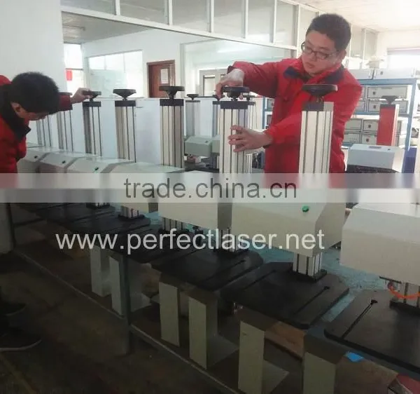 LCD Control Rotary Pnematic Dot Peen Marking Machine for Metal Engraving photo-3