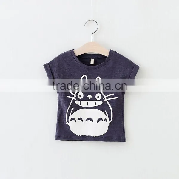 New Model Design Kids Cartoon T-shirt o Neck Short Tee photo-4
