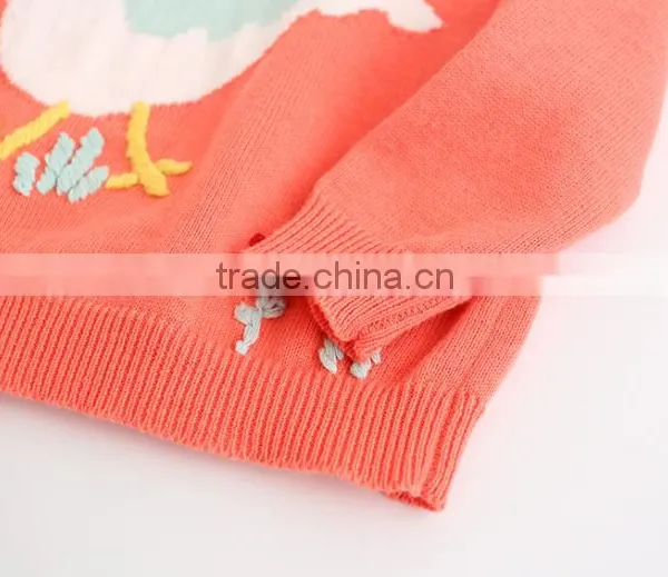 Fashon Designed Handmade Knitting Fabric Baby Sweater With Shoulder Button photo-5