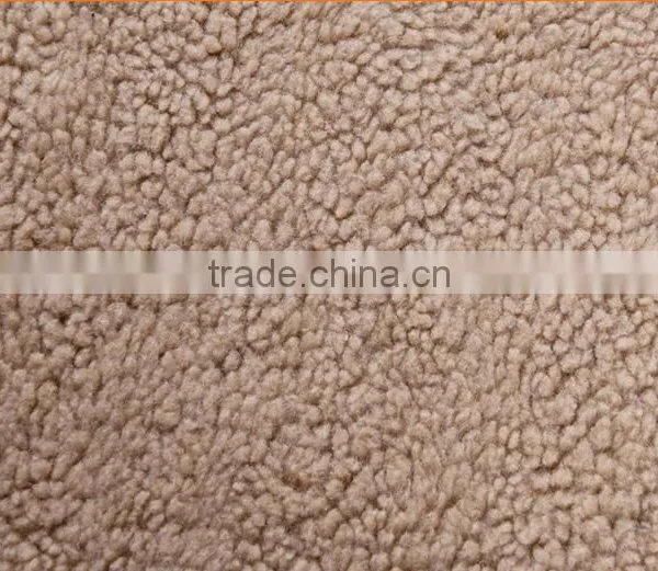 100 Polyester Berber Fleece Textile Fabric,thick Polyester Berber Fleece photo-2