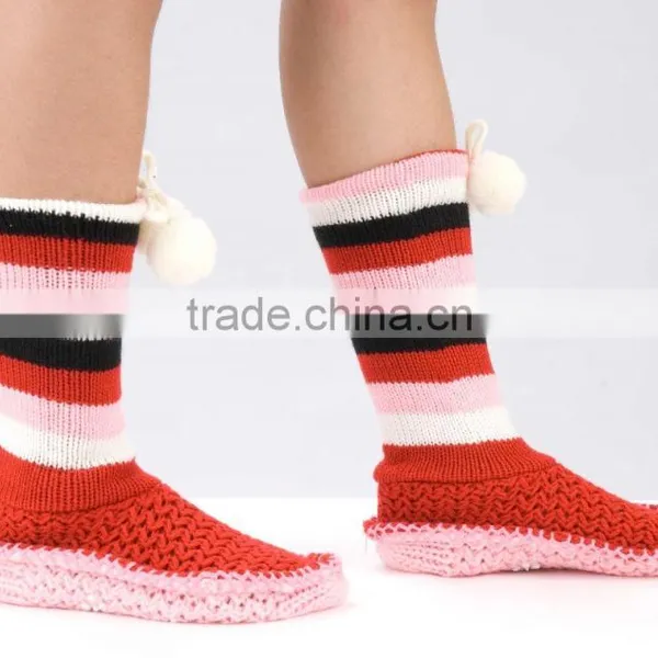 Adults Age Group and Knitted Technics Microfiber Socks Fuzzy Socks Women Slippers photo-2