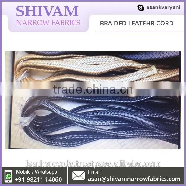 Braided Leather Cord photo-3
