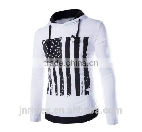 Hot Mens Long Sleeve Custom Print Couple Lover Hooded Sweatshirt photo-4