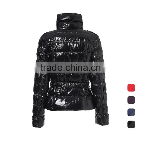 Custom 2017 Latest Fashion Western Ladies Winter Duck Down Feather Women Jackets photo-3