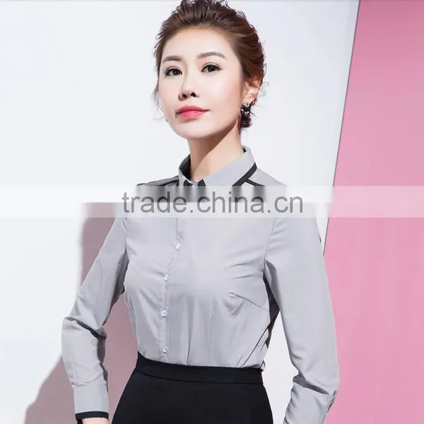 Custom Chantilly Factory Discount Latest Formal French New Style Mature Women Blouse photo-2