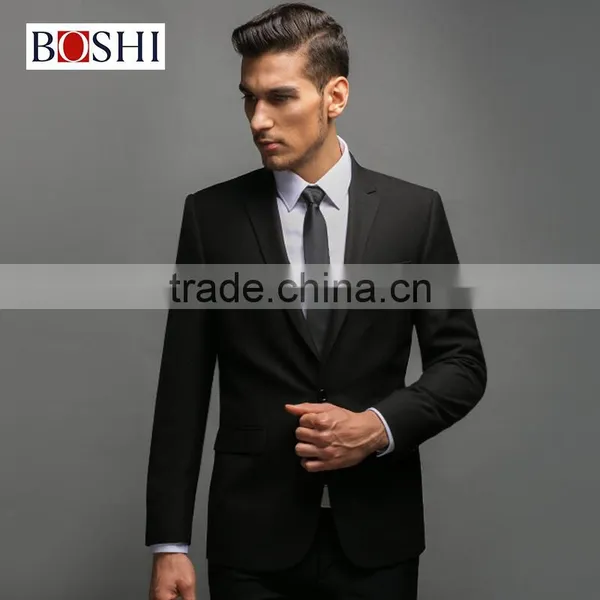 Bespoke China Men Suit Factory For Mens Men Navy Blue Slim Cut Business Suit photo-2