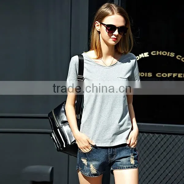 Summer New Fashion Ladies Tops Short Sleeve Modal Women T-shirts photo-2