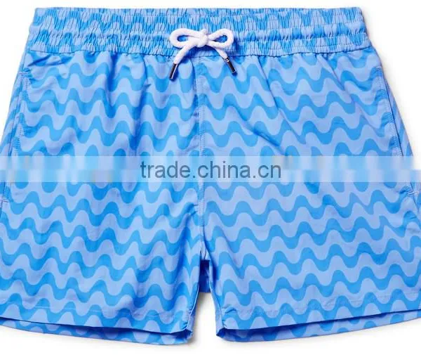 Custmize Your Own Design Drawstring Waistband Slim-fit Short-length Printed Men Swimming Short photo-4