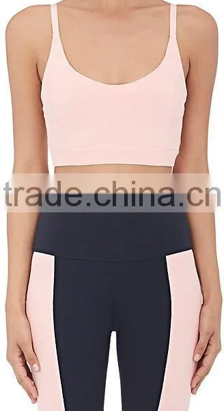 Wholesale New Style Fashionable Sexy Custom Blank Women Sports Bra Sets Women's Radius Microfiber Sports Bra Set photo-4