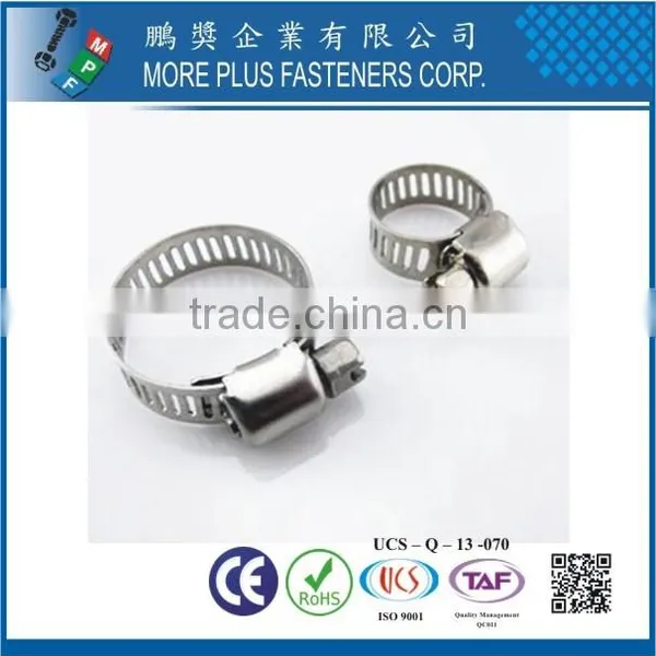 Made in Taiwan Metal Black 1/2 Inch Band Amercian Schlauchklemmen Hose Clamp photo-6