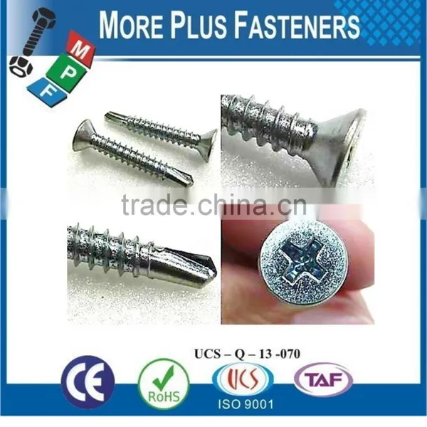 Made In Taiwan Phillips Trumpet Head Sharp Point Drywall Screw Phillips Bugle Head Self Drilling Point Drywall Screw photo-6