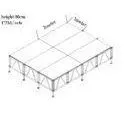 Clear Acrylic Stage Waterproof Platform , Protable Moving Stage Platform