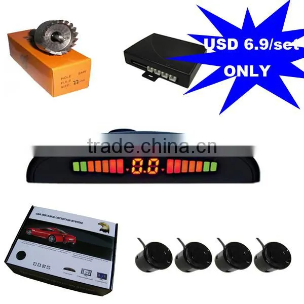World Cheapest USD 6.9 LED Display Car Parking Sensor System photo-3